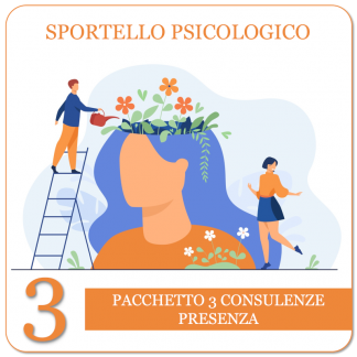 Sportello di ascolto psicologico - presenza - pacchetto 3 consulenze