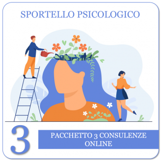 Sportello di ascolto psicologico - online - pacchetto 3 consulenze