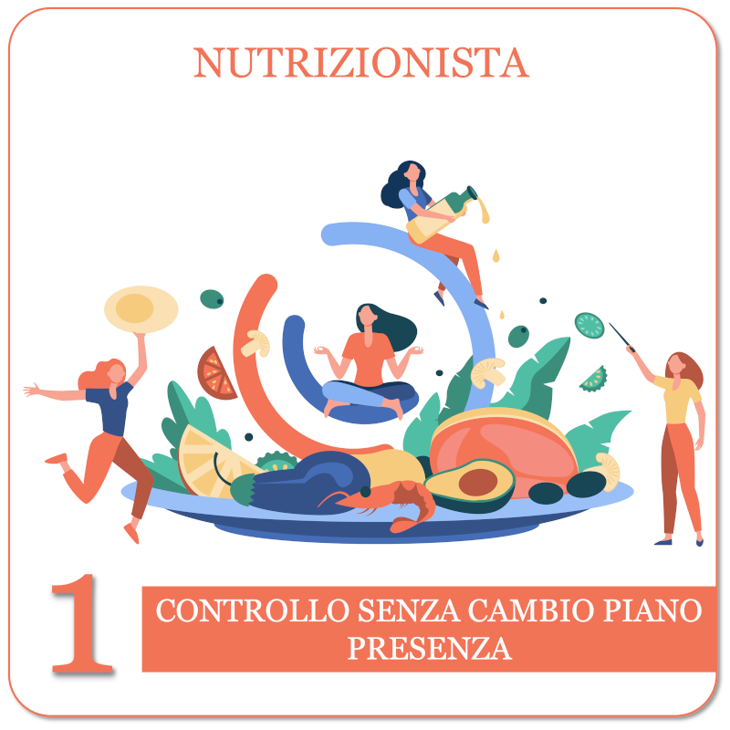 Nutrizionista - presenza - controllo senza cambio piano