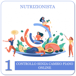 Nutrizionista - online - controllo senza cambio piano