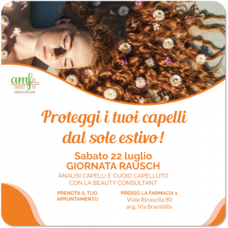 Giornata RAUSCH – analisi gratuita capelli e cuoio capelluto
