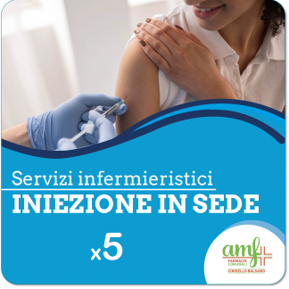 Pacchetto 5 iniezioni - in sede